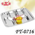 Stainless Steel Dinner Plate/Mess Tray